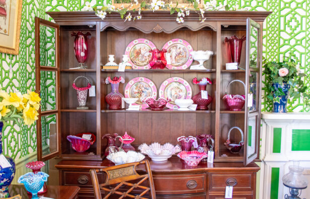 Emerald Chandelier - Tea Room