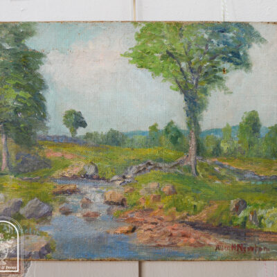 Allen Newton Post Impressionist Landscape with River