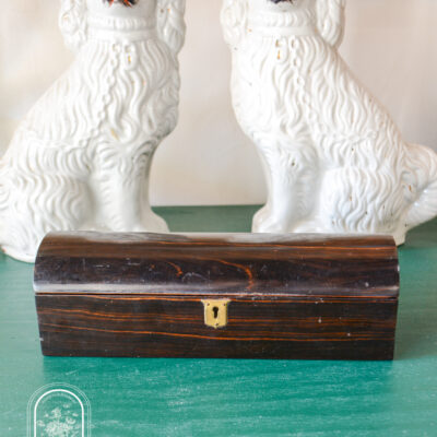 Antique Coromandel Domed Glove Box