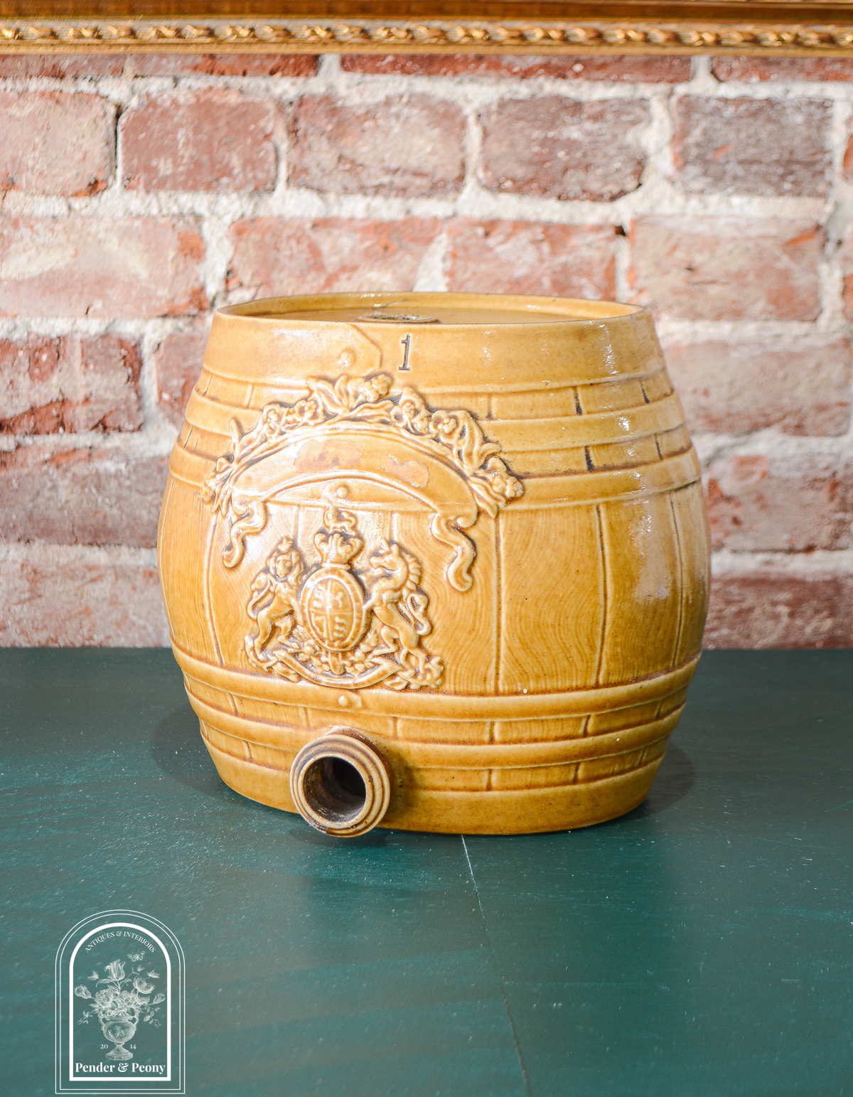 Murray & Co Scottish Stoneware Spirit Barrel Dispenser