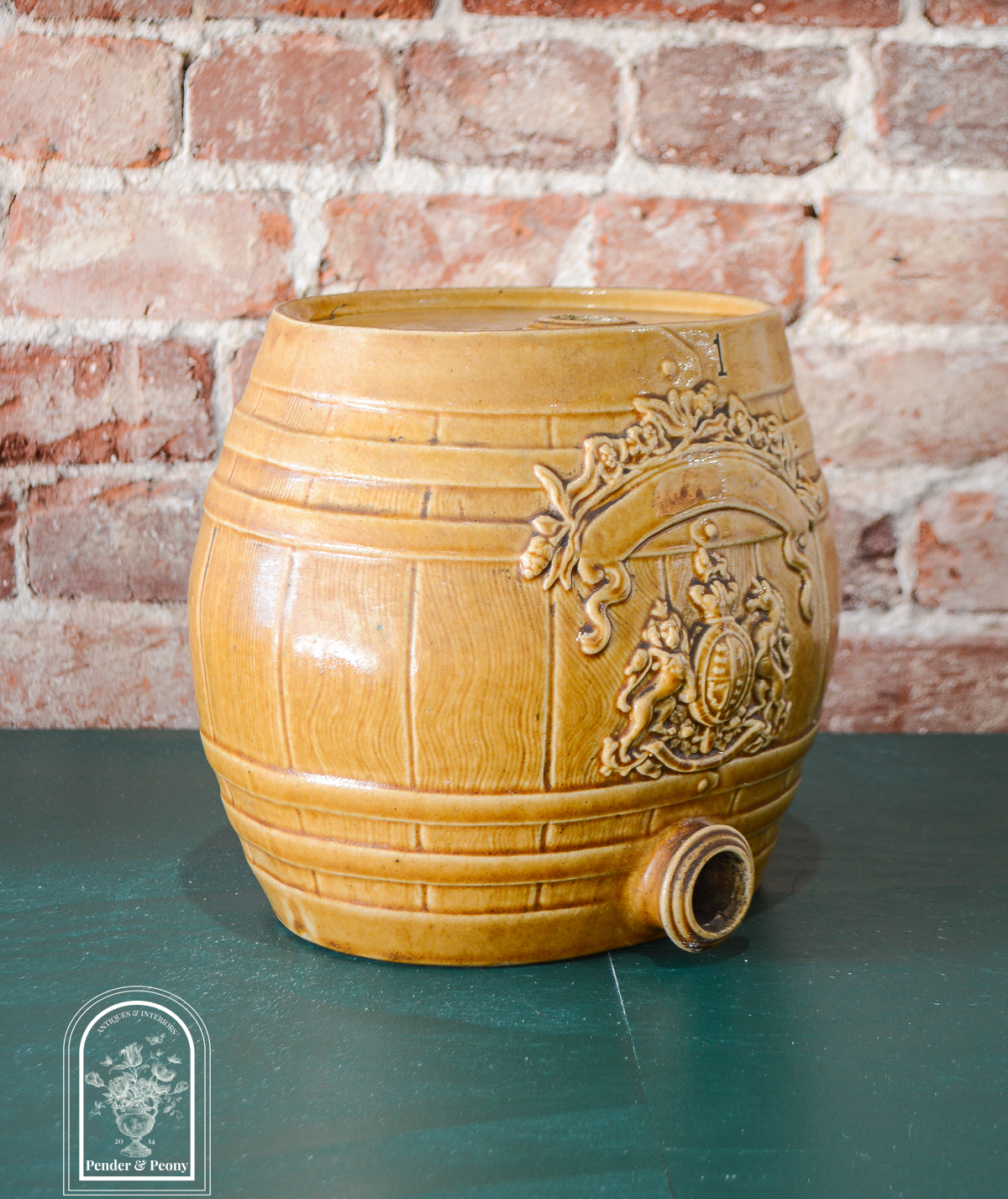 Murray & Co Scottish Stoneware Spirit Barrel Dispenser