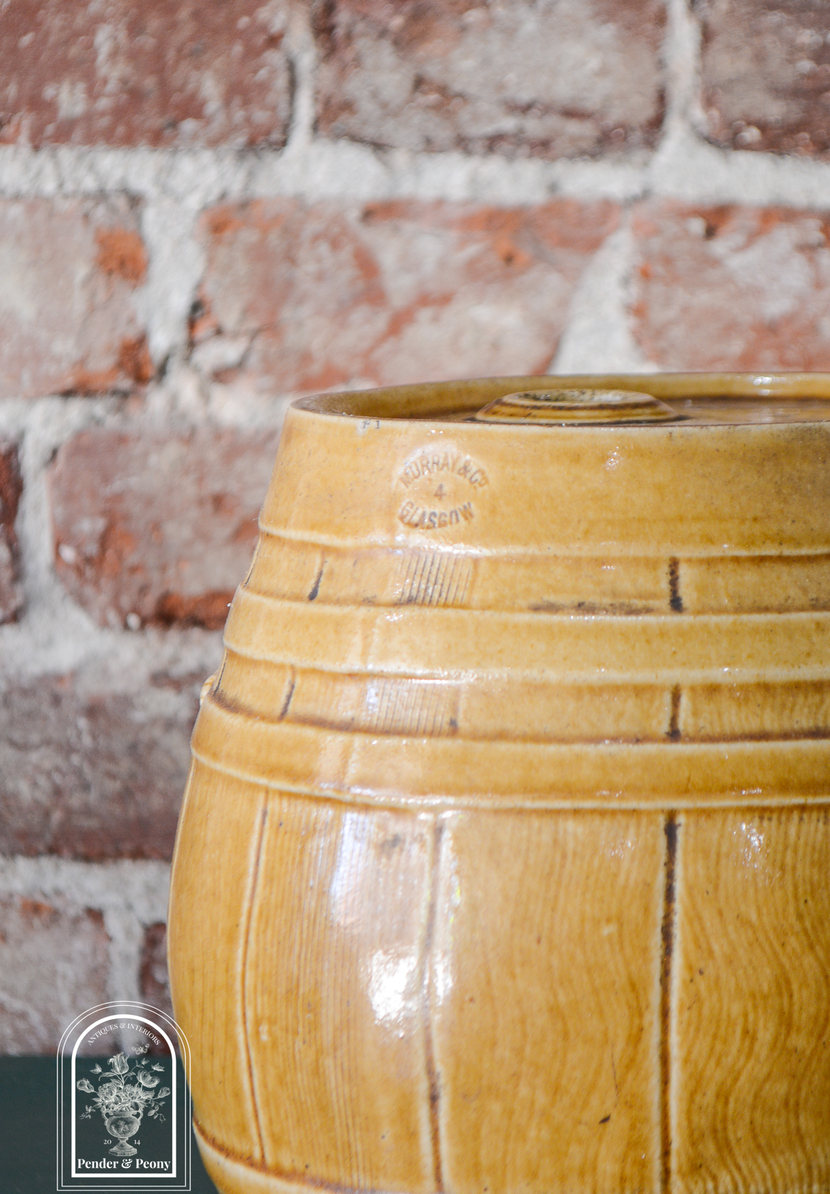 Murray & Co Scottish Stoneware Spirit Barrel Dispenser
