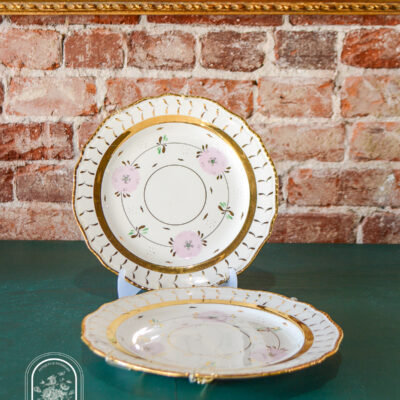 Pair of Cumbow Louis XV Dinner Plates