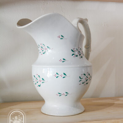 Sprig ware Jug With Pink & Green Florals