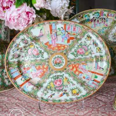 Rose Medallion 14 IN platter