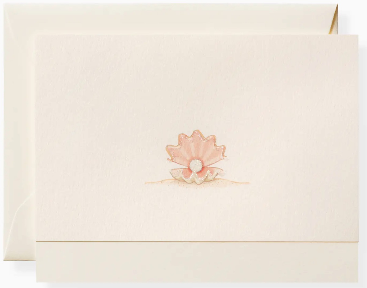 Pearl Notecards, Set of 6