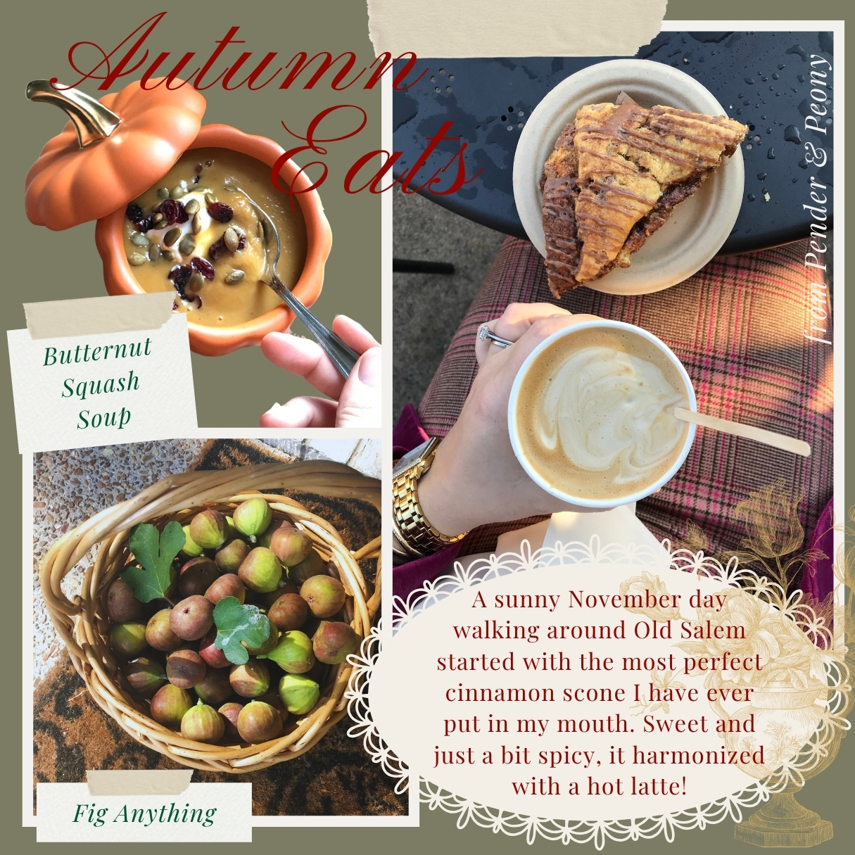 Autumn eats in Autumn Inspired: A seasonal journal from Pender & Peony