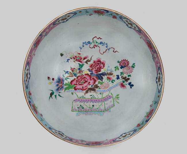 Interior of bowl