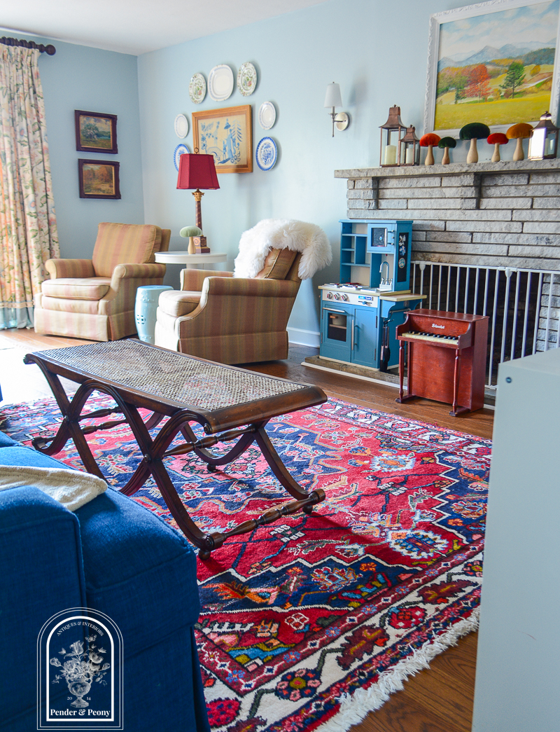 New hardwood flooring in our 1960s brick colonial - see the before and afters on penderandpeony.com