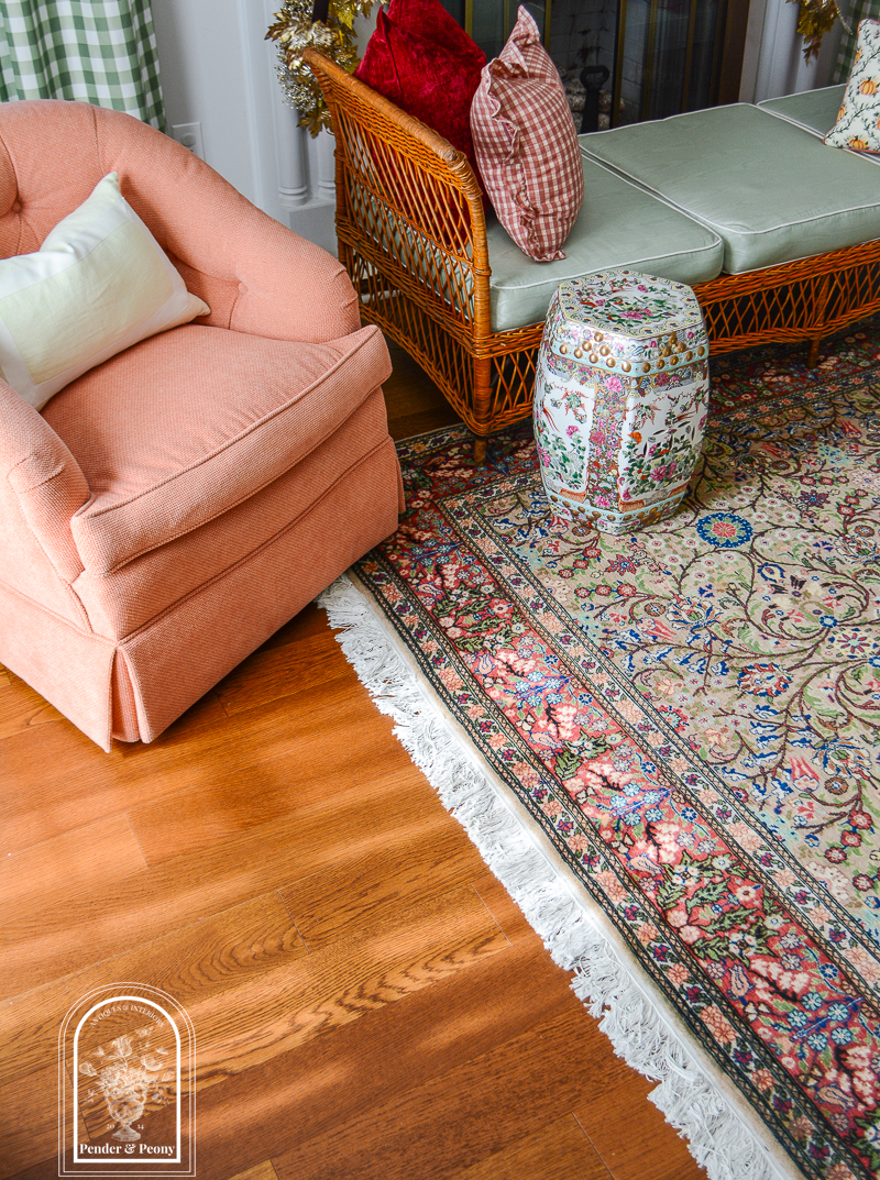 New hardwood flooring in our 1960s brick colonial - see the before and afters on penderandpeony.com