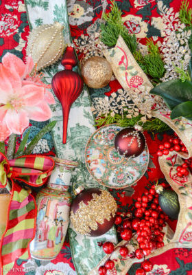 2025 Christmas Decor Theme - Grand Botanical mood board
