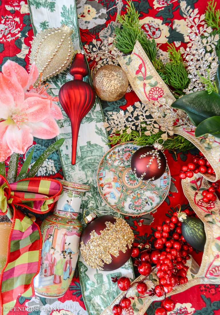2025 Christmas Decor Theme - Grand Botanical mood board