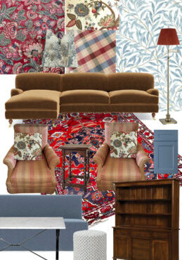 Family Room Design Idea board