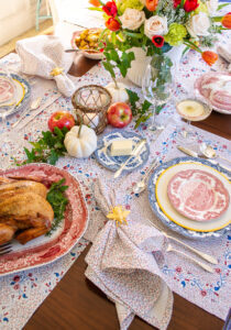 Make planning your next fall gathering easier with this fall dinner party menu that includes smoked chicken, creamed corn, and roast potatoes